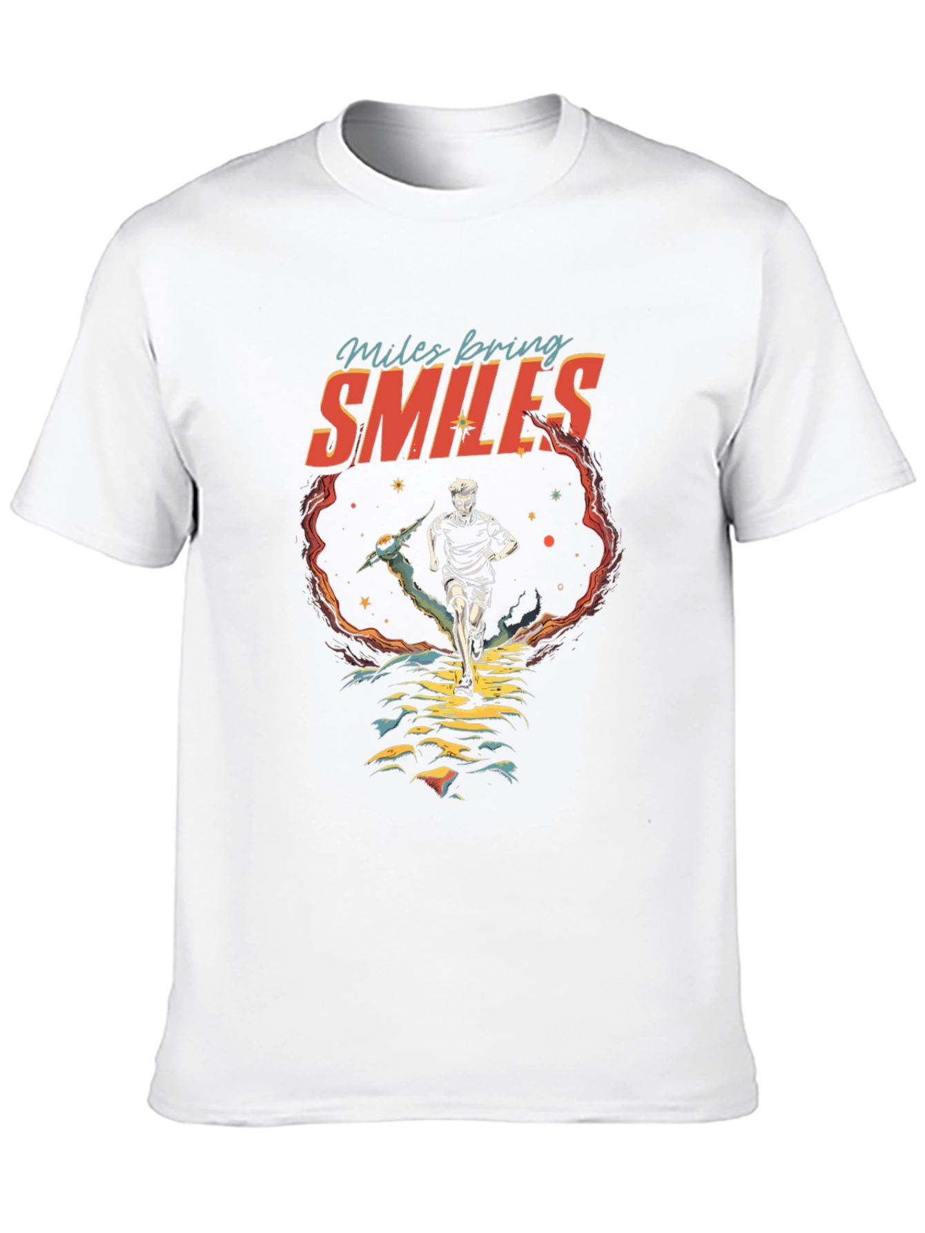 Camiseta Negra Deportiva Millas Traen Sonrisas