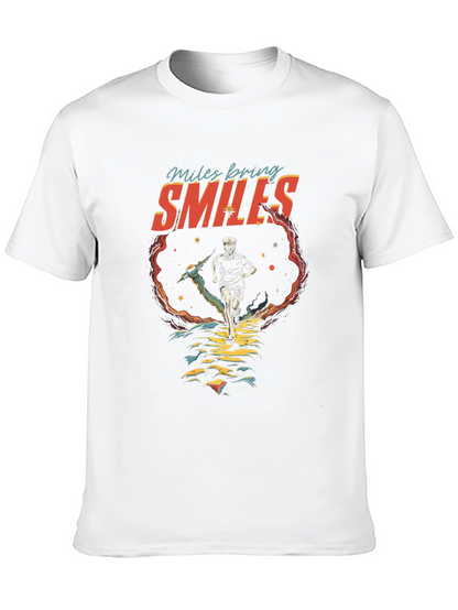 Camiseta Negra Deportiva Millas Traen Sonrisas