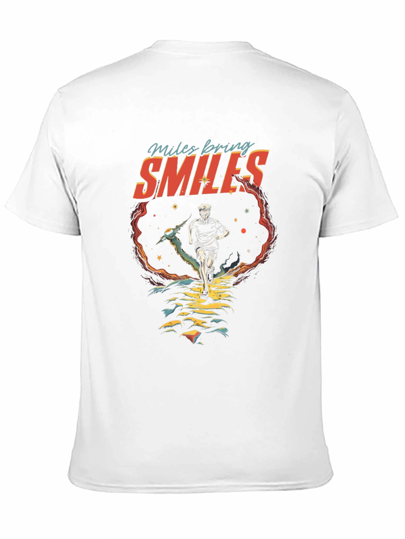 Camiseta Negra Deportiva Millas Traen Sonrisas
