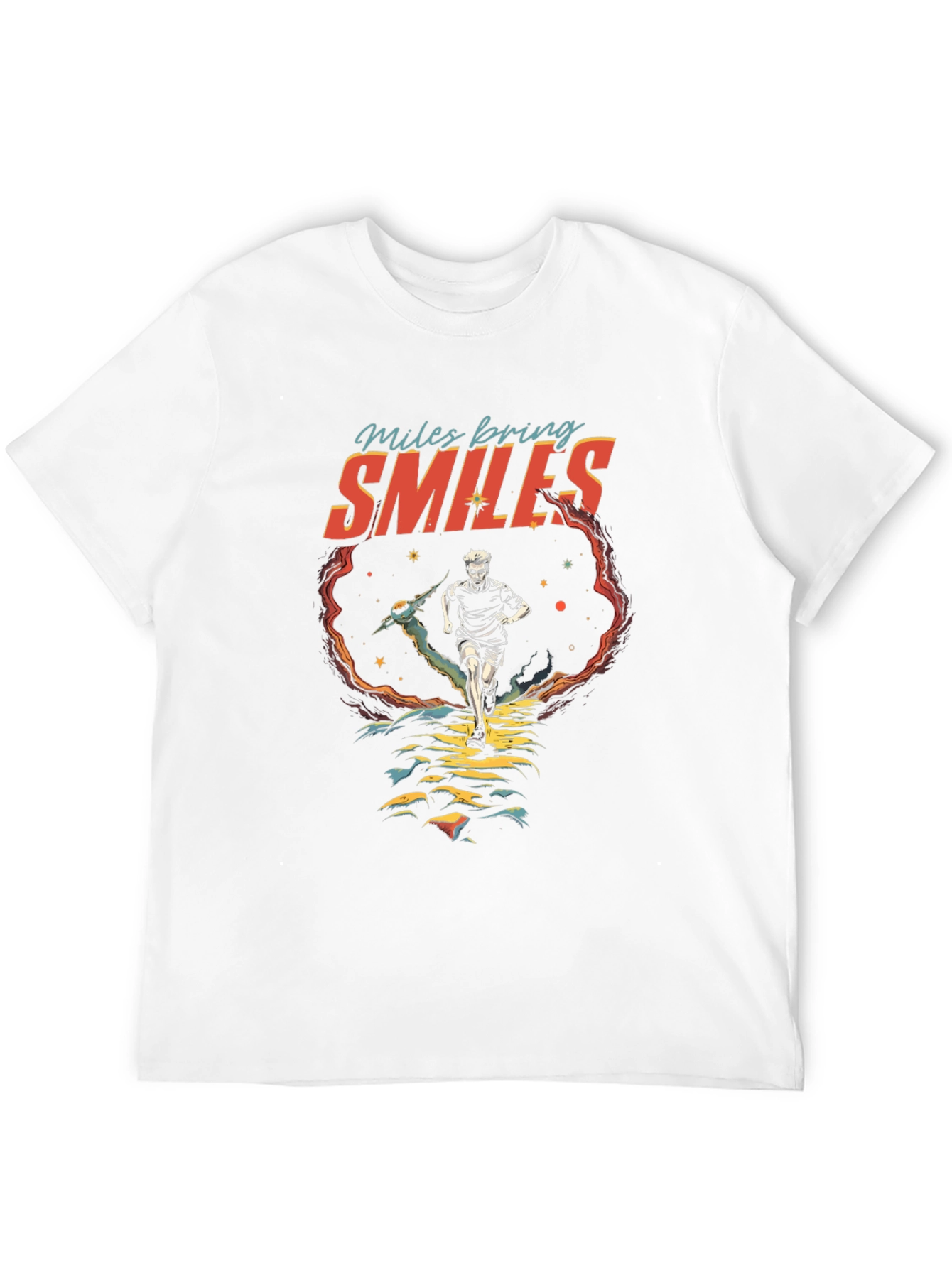 Camiseta Negra Deportiva Millas Traen Sonrisas