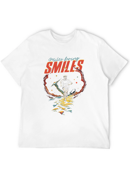 Camiseta Negra Deportiva Millas Traen Sonrisas