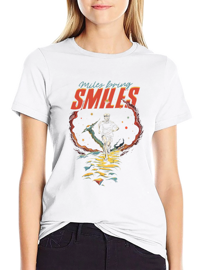 Camiseta Negra Deportiva Millas Traen Sonrisas