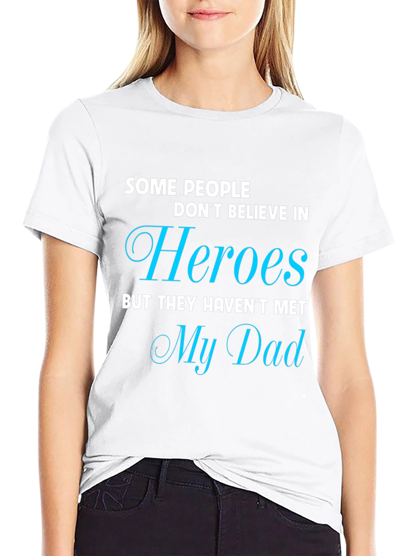 Camiseta Negra My Dad My Hero