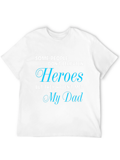 Camiseta Negra My Dad My Hero