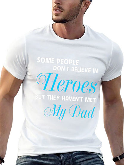 Camiseta Negra My Dad My Hero