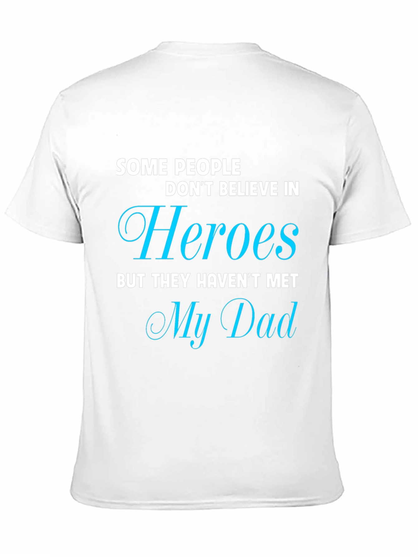 Camiseta Negra My Dad My Hero