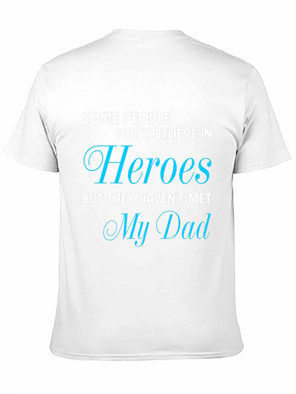 Camiseta Negra My Dad My Hero