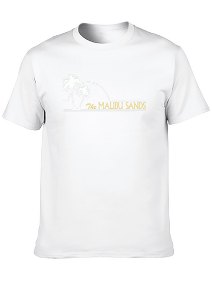 Camiseta Negra Malibu Sands - Estilo Casual Playa