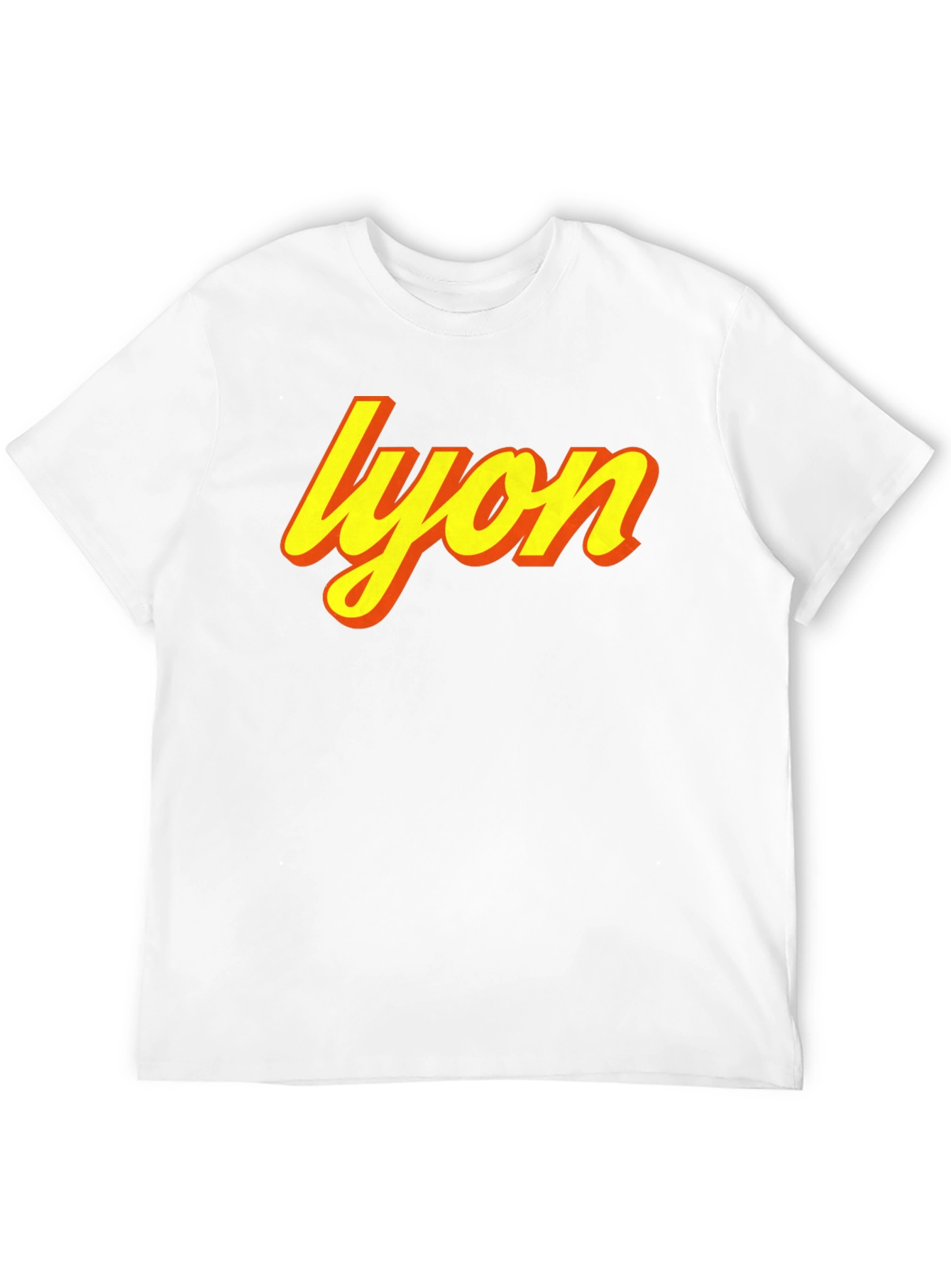 Camiseta Negra Lyon Retro