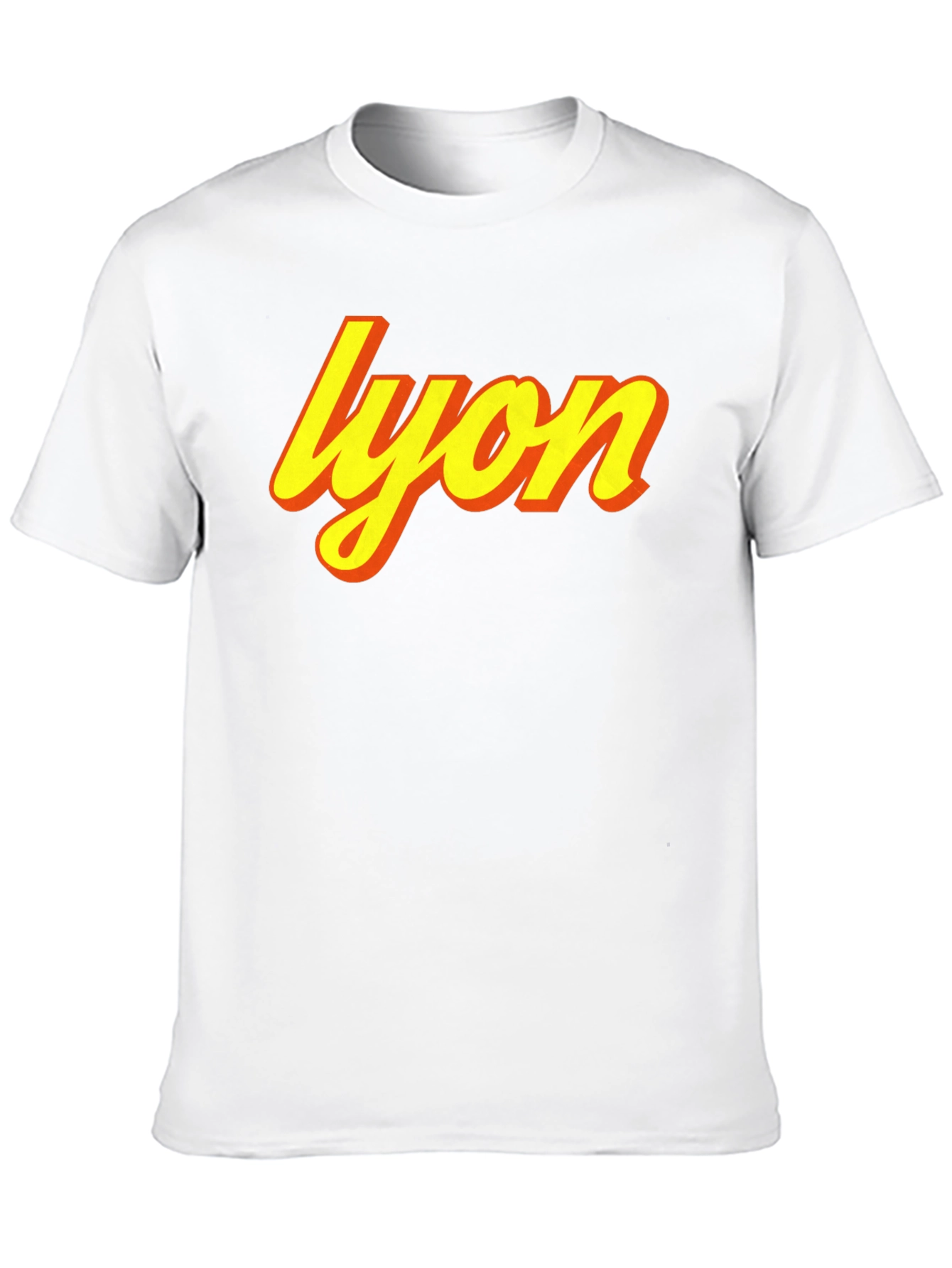 Camiseta Negra Lyon Retro
