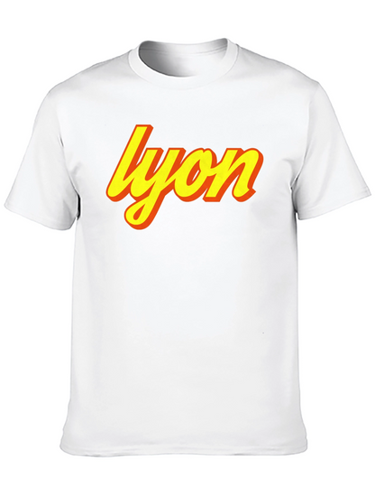 Camiseta Negra Lyon Retro
