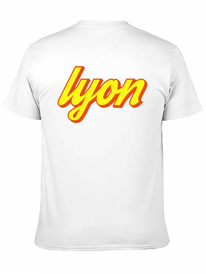 Camiseta Negra Lyon Retro