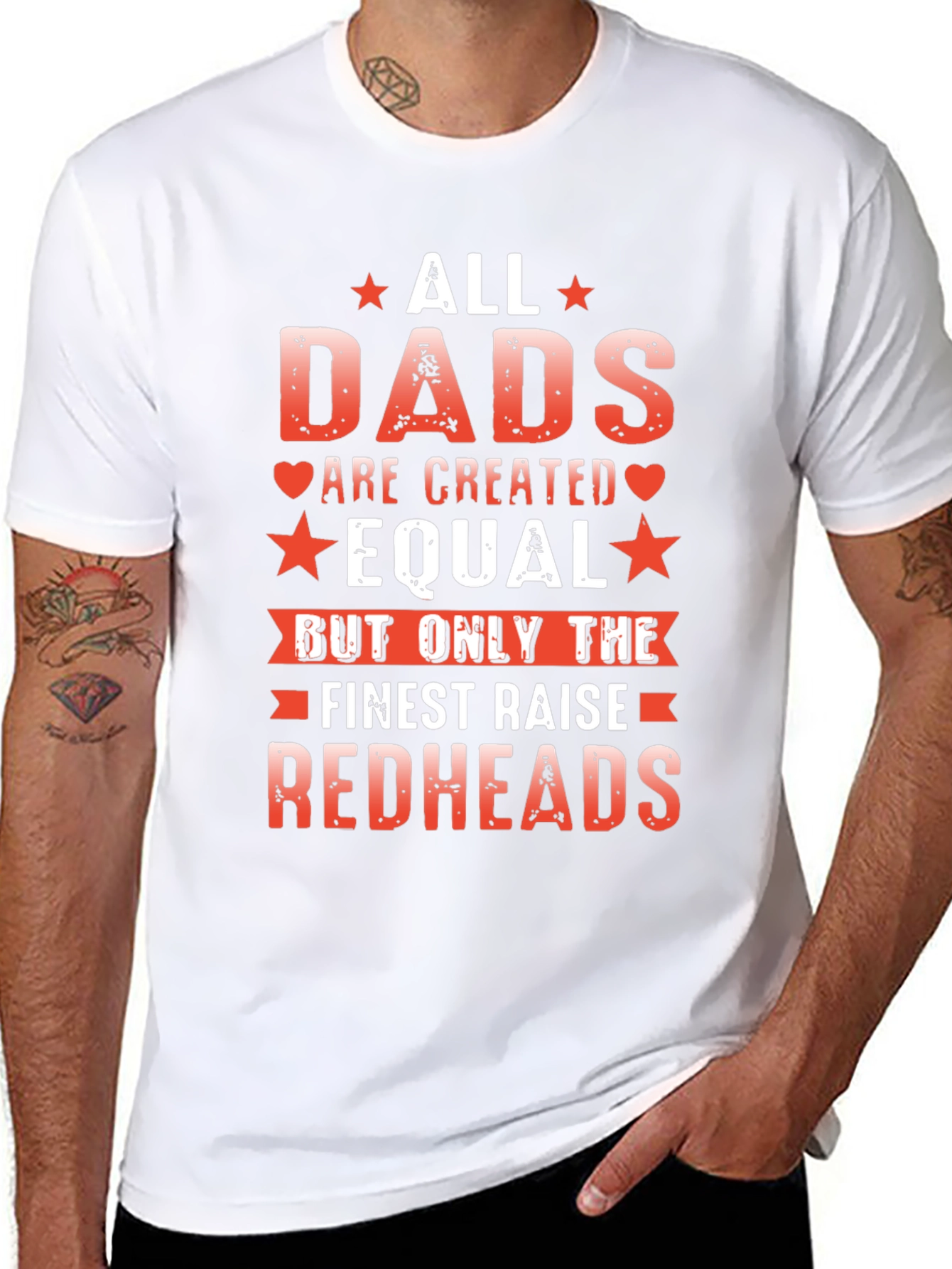 Camiseta Negra All Dads Are Created Equal