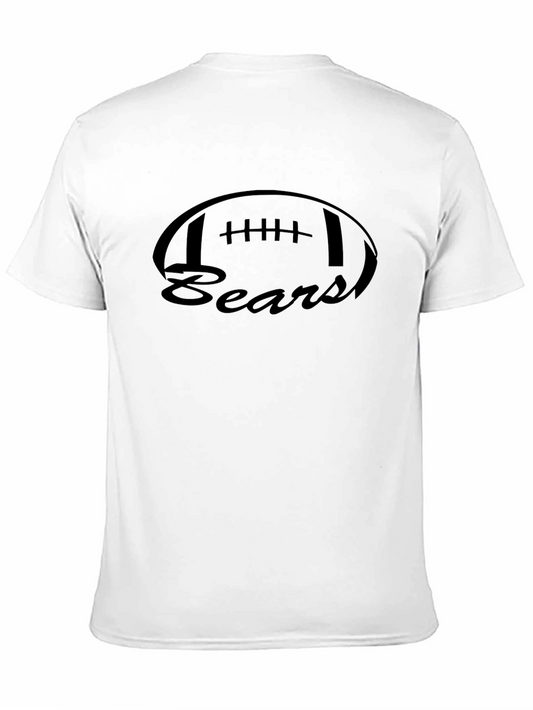 Camiseta Negra Bears Estilo Fútbol Americano