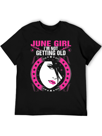 Camiseta Negra June Girl