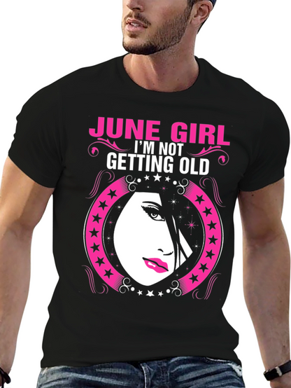 Camiseta Negra June Girl