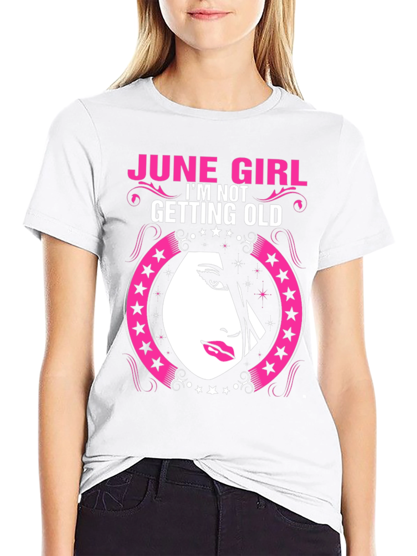 Camiseta Negra June Girl