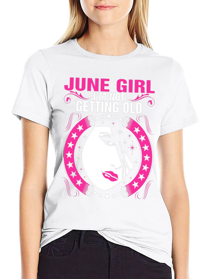 Camiseta Negra June Girl