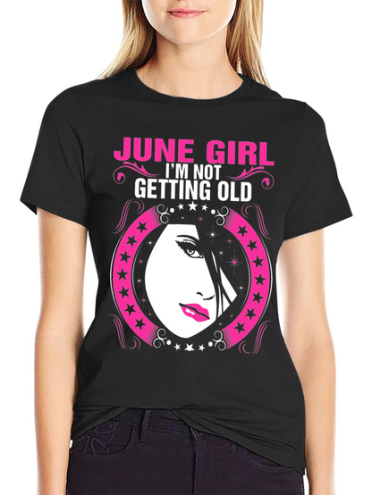 Camiseta Negra June Girl