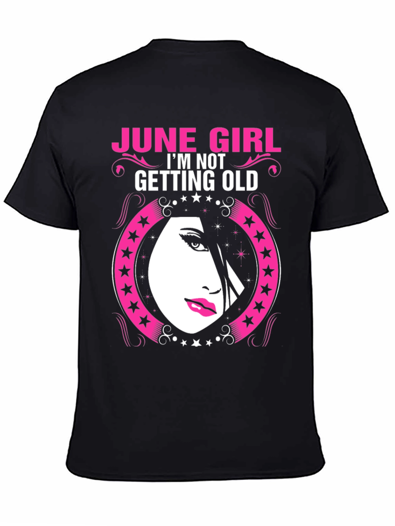 Camiseta Negra June Girl