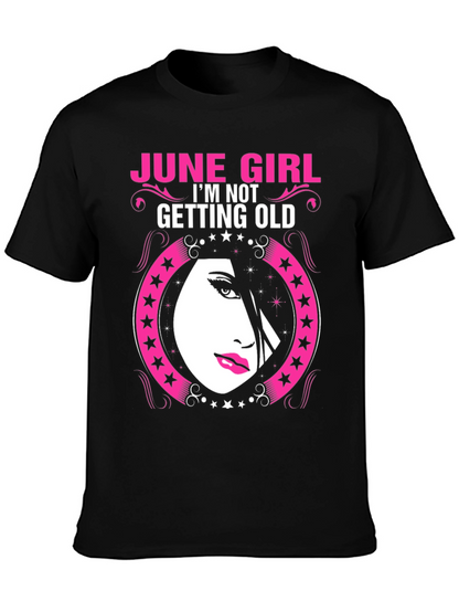 Camiseta Negra June Girl