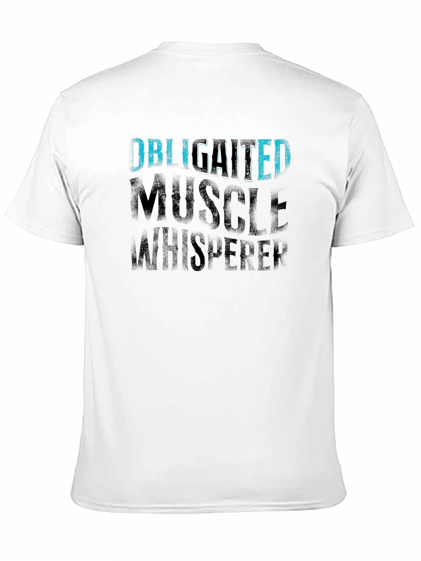 Camiseta Negra Obligated Muscle Whisperer