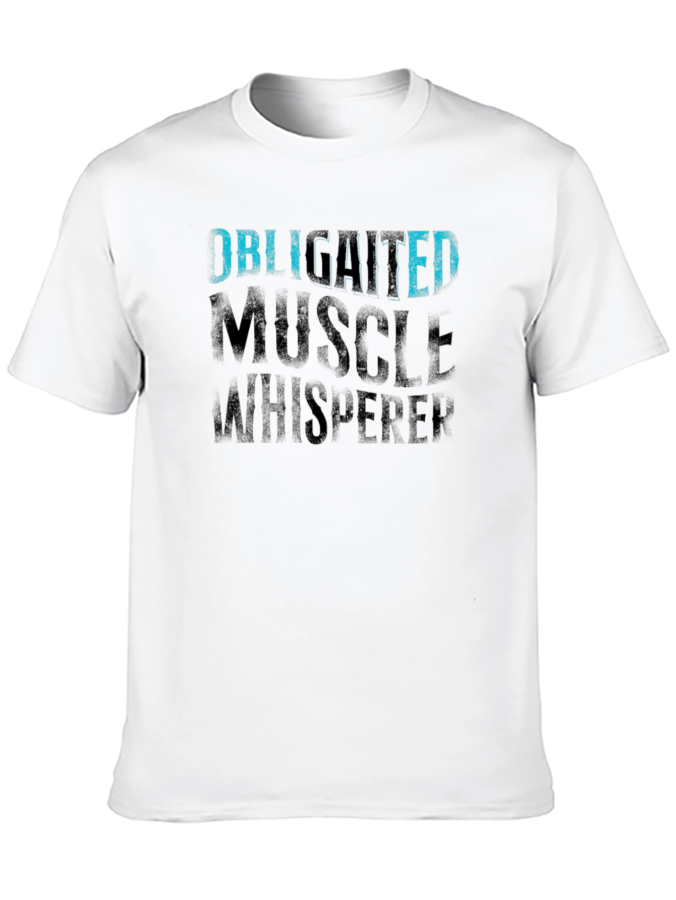 Camiseta Negra Obligated Muscle Whisperer