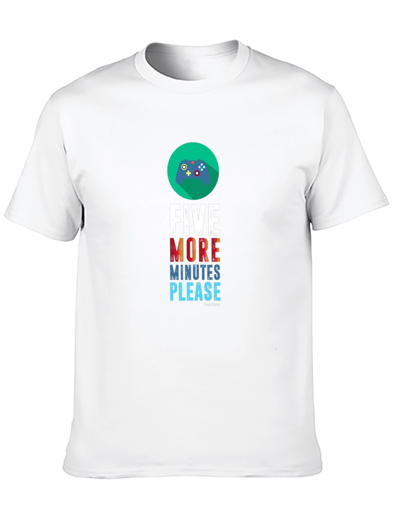 Camiseta Negra Cinco Minutos Más para Gamers