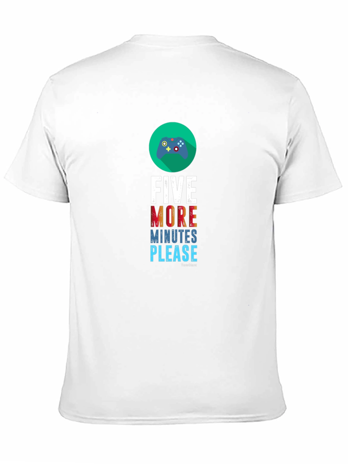 Camiseta Negra Cinco Minutos Más para Gamers
