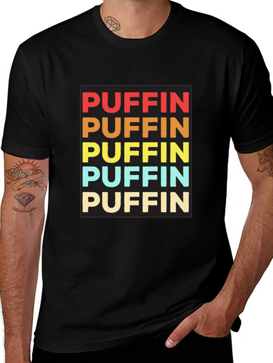 Camiseta Hombre Puffin Vintage