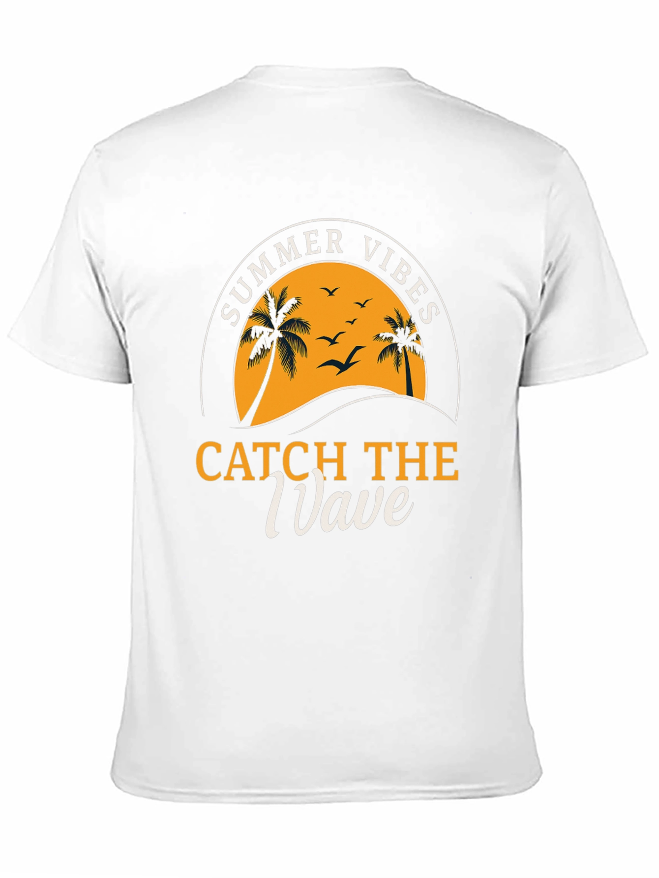 Camiseta Negra Summer Vibes para Hombre