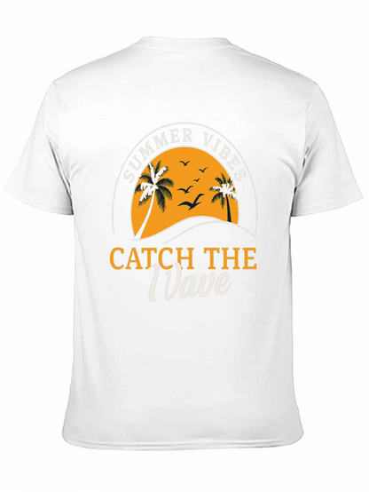 Camiseta Negra Summer Vibes para Hombre