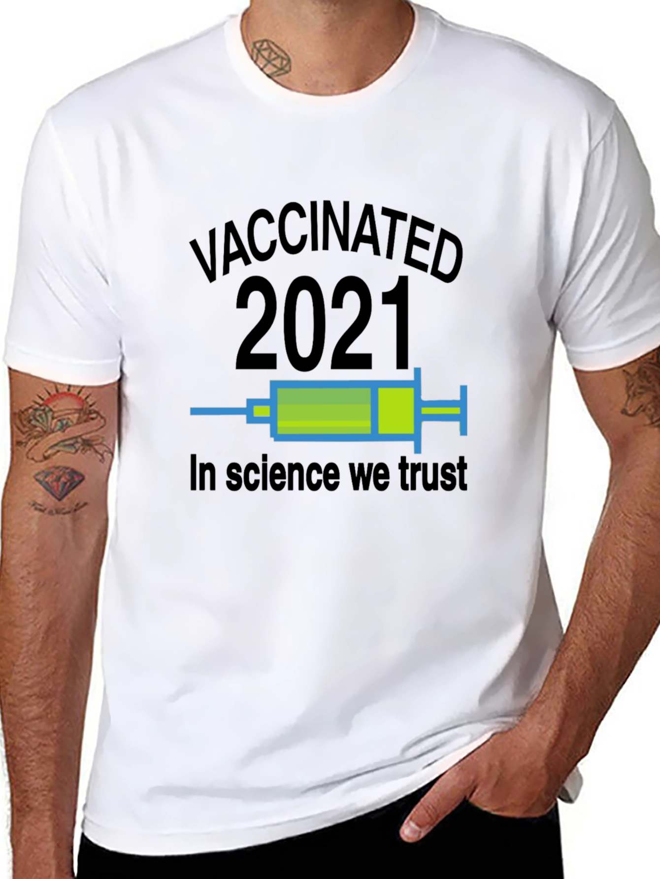 Camiseta Vacunado 2021 - Confía en la Ciencia