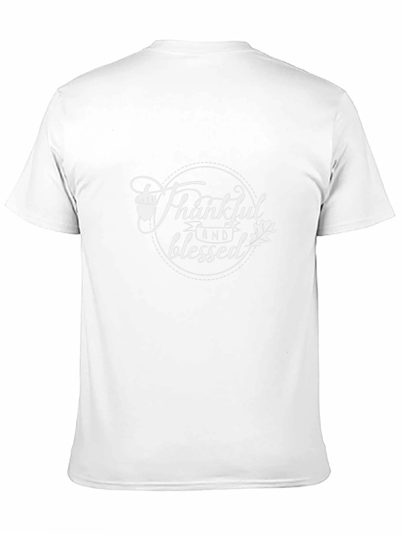 Camiseta Negra Agradecido y Bendecido