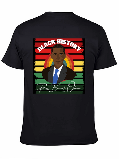 Camiseta Historia Negra - Barack Obama