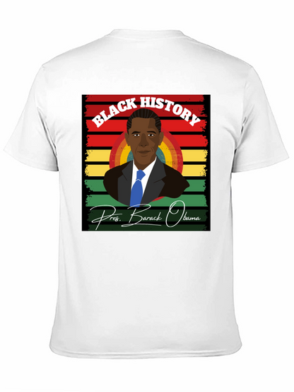 Camiseta Historia Negra - Barack Obama