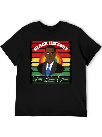 Camiseta Historia Negra - Barack Obama