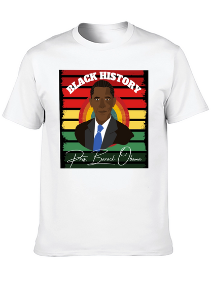 Camiseta Historia Negra - Barack Obama