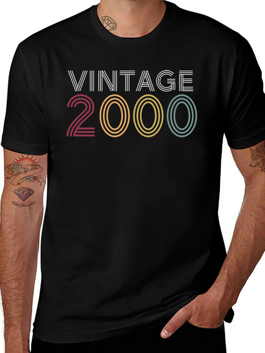 Camiseta Vintage 2000 para Hombre