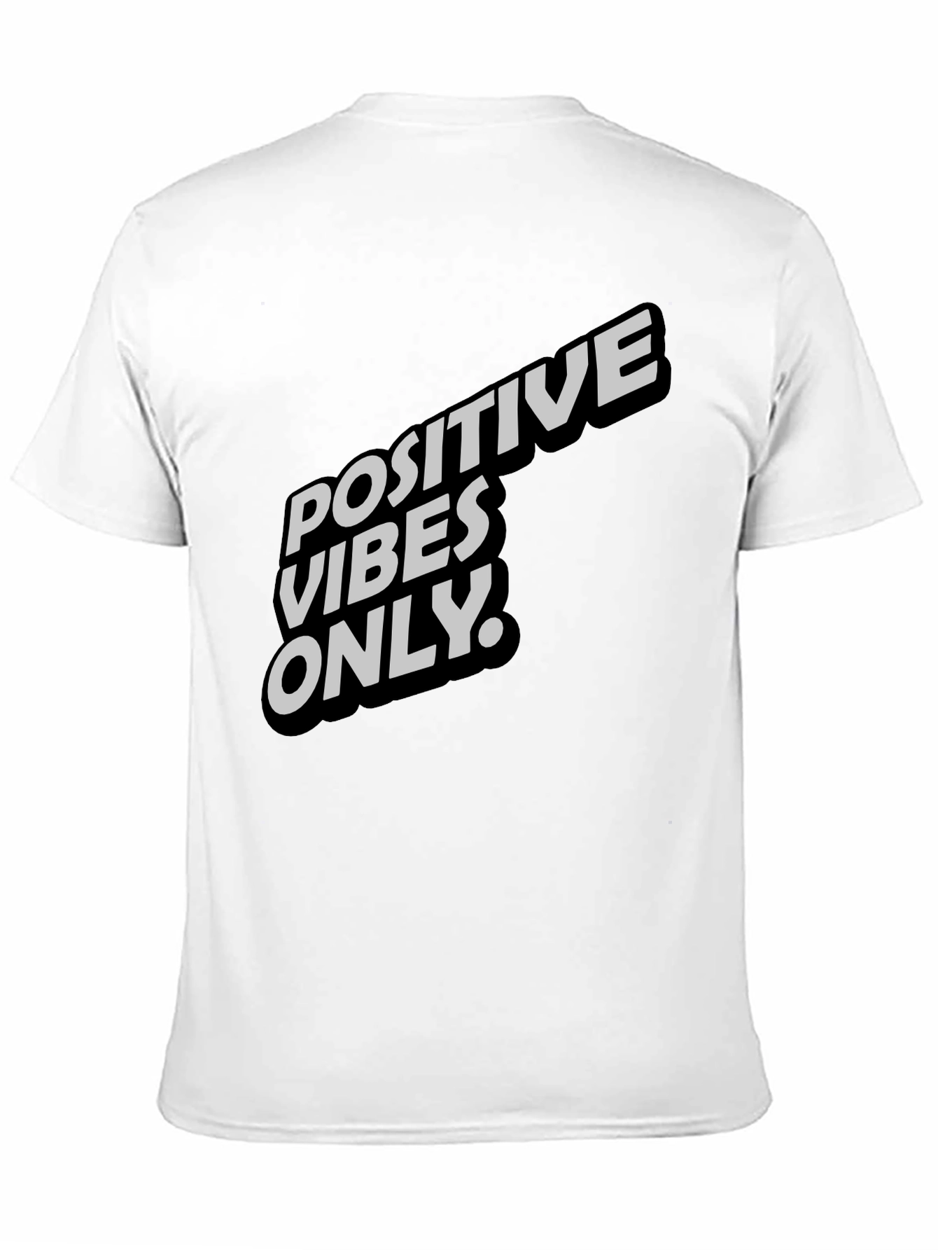 Camiseta Negra - Positive Vibes Only