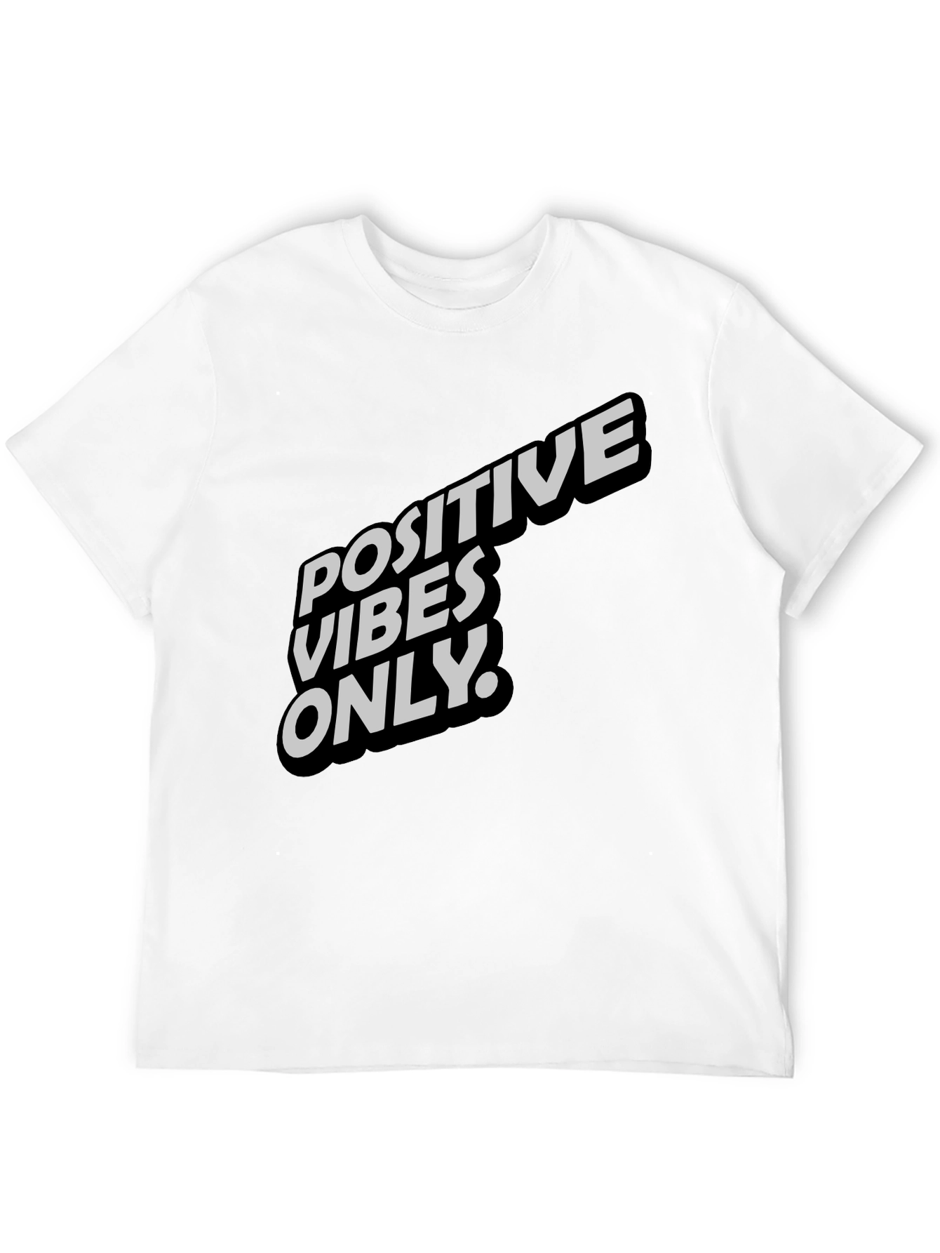 Camiseta Negra - Positive Vibes Only