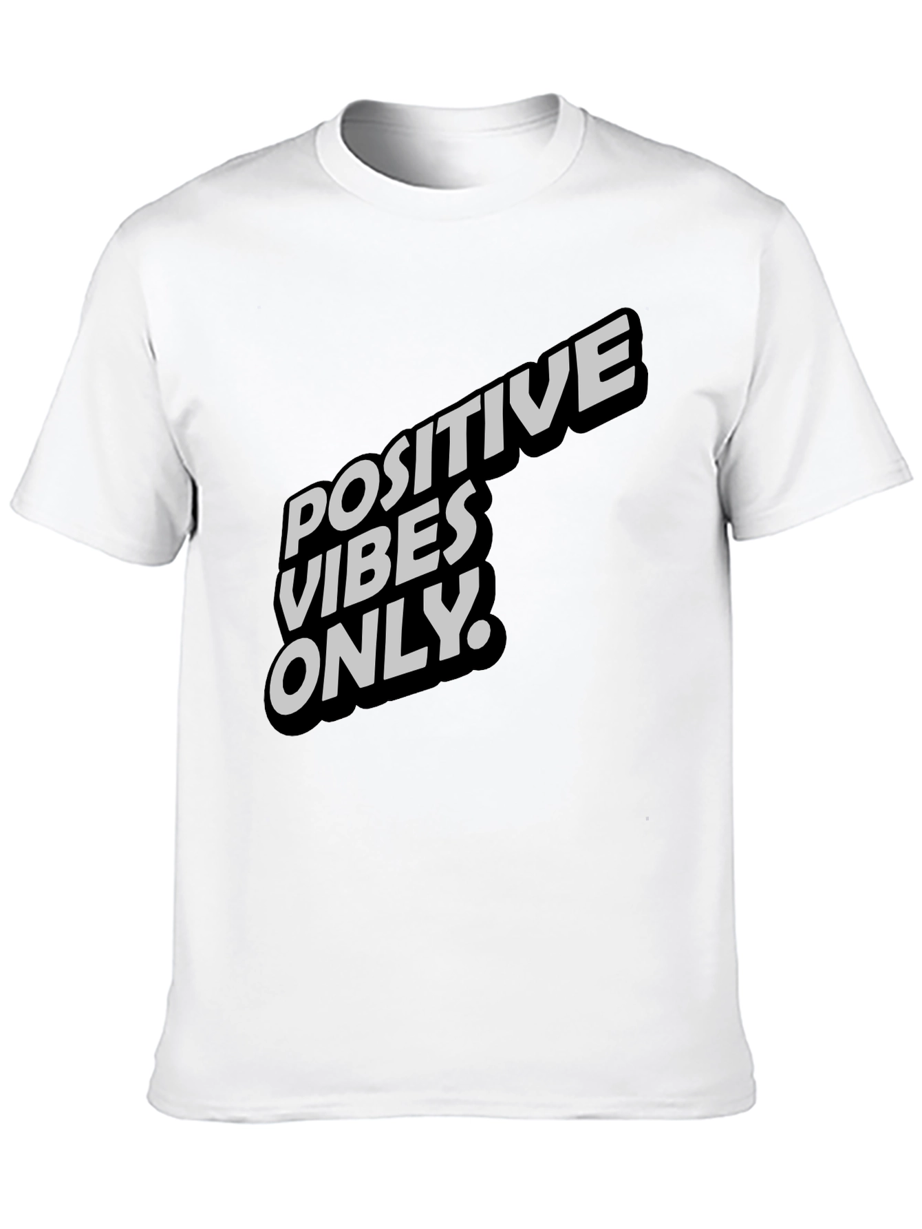 Camiseta Negra - Positive Vibes Only