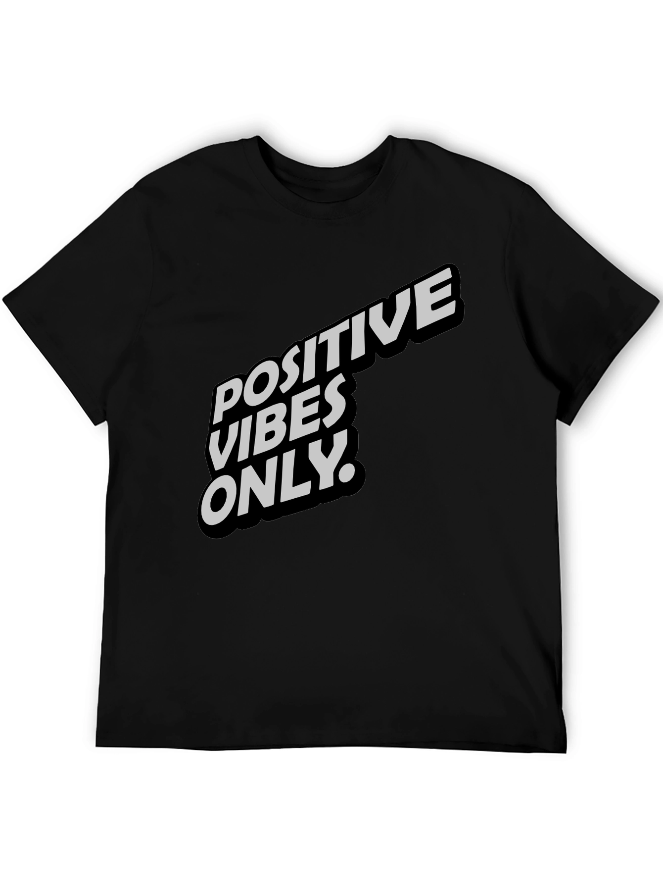Camiseta Negra - Positive Vibes Only