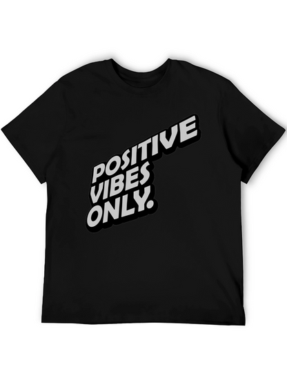 Camiseta Negra - Positive Vibes Only