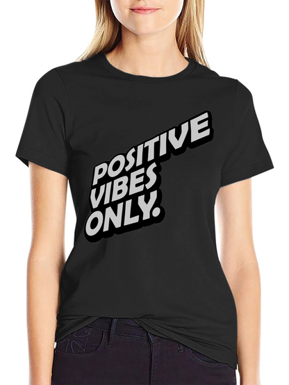 Camiseta Negra - Positive Vibes Only