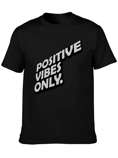 Camiseta Negra - Positive Vibes Only