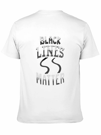 Camiseta Negra Black Lines Matter