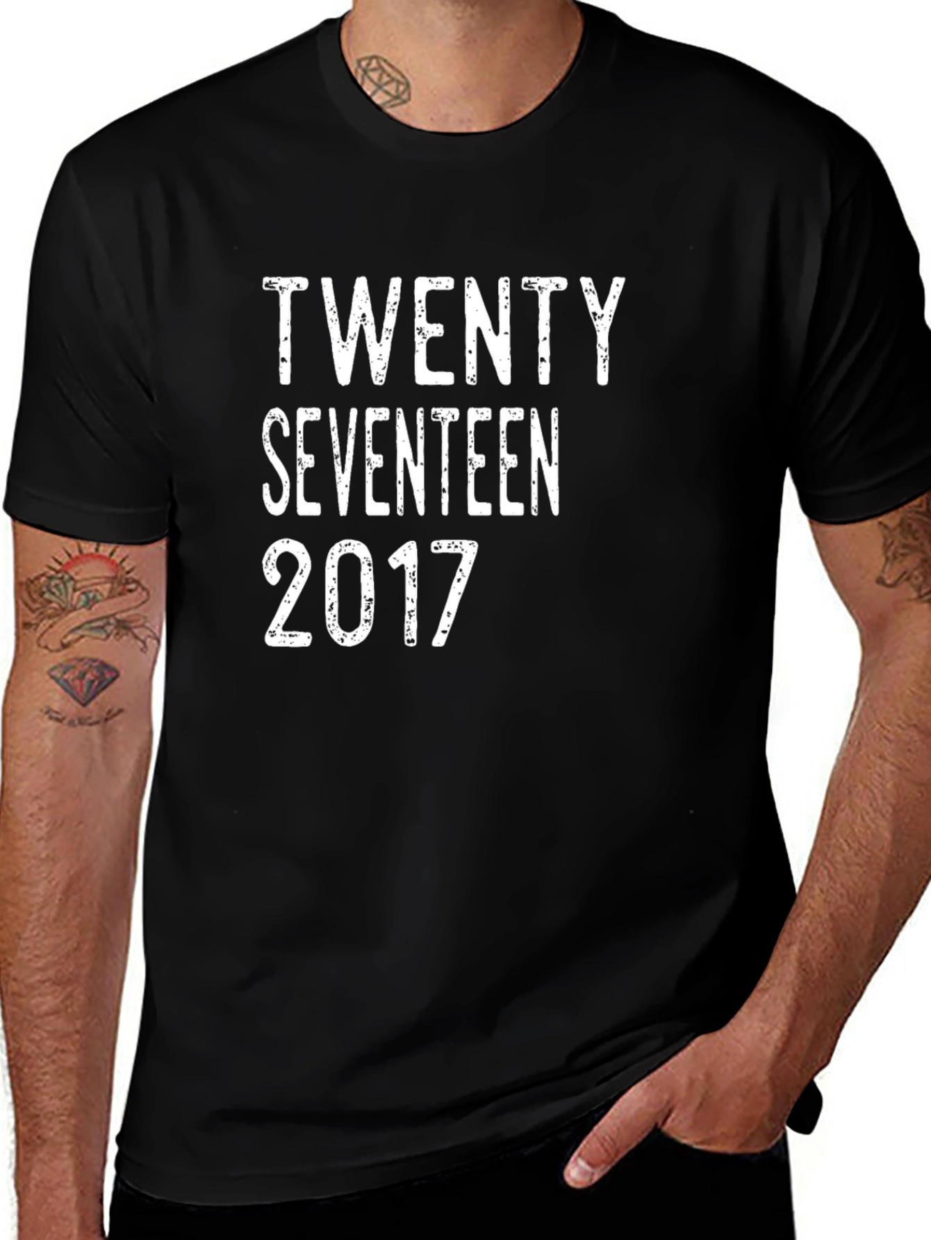 Camiseta Negra Twenty Seventeen 2017