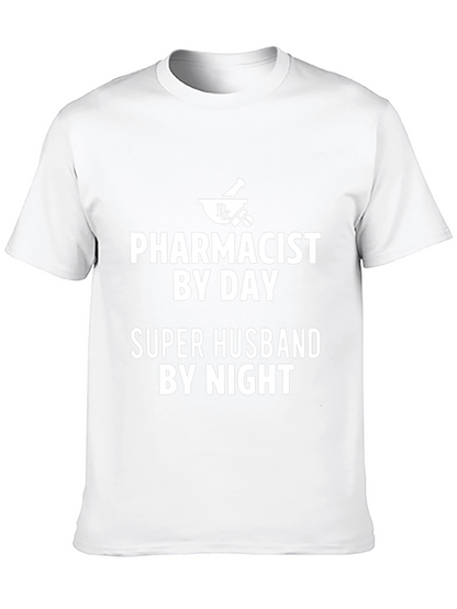 Camiseta Negra: Farmacéutico de Día Super Esposo de Noche