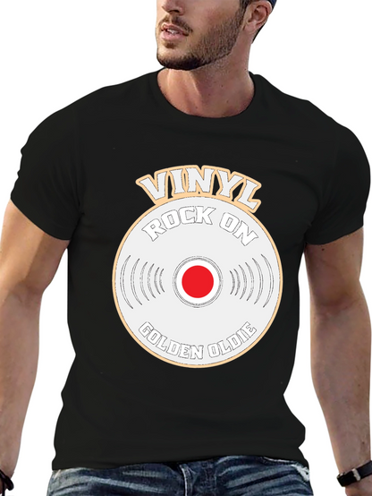 Camiseta Vinilo Rock On Golden Oldie